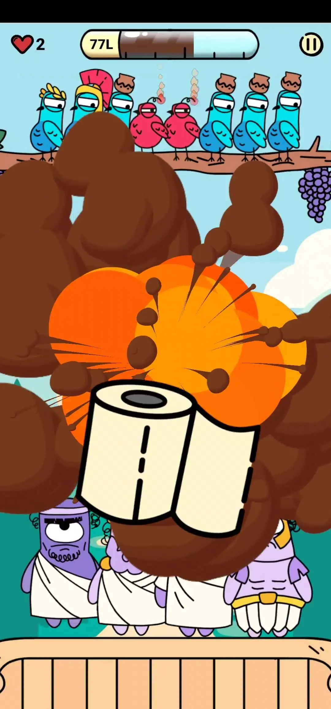 PooMaster results screen
